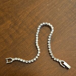 Swarovski Elegant Silver Tennis Bracelet